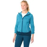 VAUDE Fleecejacke WOMEN'S TEKOA FLEECE JACKET II mit Kapuze, taillenbedeckte Länge