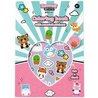 Kawaii Malblock Kawaii Cuties Malbuch Sticker mit Duft Kinder Geschenke Mädchen Jungen, Malbuch mit Duftstickern und süßen Kawaii-Motiven für Kinder zuhause!!