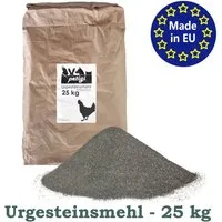 Petigi Badesand Urgesteinsmehl 25 kg Geflügeleinstreu Staubbad Sandbad Hühner Geflügel