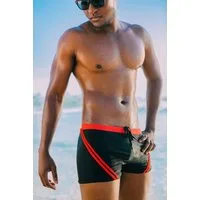 Luvanni Badehose Badehose Herren Schnelltrocknende Beachshorts TS7 TS8 Badeshorts Boardshorts Schwimmhose Männer Shorts Hose mit Streifenmuster