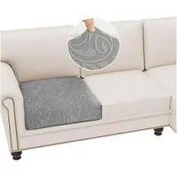 BTTO Sofahusse Stretch Floral Sofa Sitzkissenbezug Sofabezug,Spandex Sofasitzbezug, Retro Couchbezug Sofa Überzug