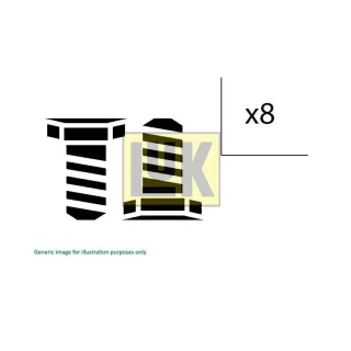 Luk Luk Schraubensatz f?r Schwungrad Chevrolet Opel 411012110 1,7