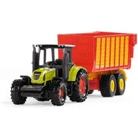 SIEPER Modelltraktor siku Claas mit Silagewagen