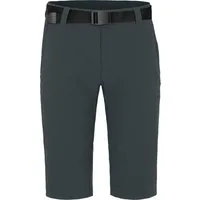 Bergson Outdoorhose HADAR Damen Wandershorts, vielseitig, pflegeleicht, Normalgrößen, dunkel gr