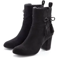 LASCANA Stiefelette mit Blockabsatz, High-Heel-Stiefelette, Ankle Boots, Stiefel