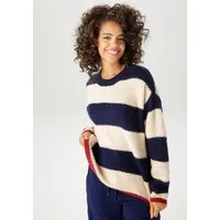 Aniston CASUAL Strickpullover mit breiten Streifen