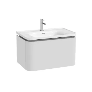 VitrA Glora Set Möbelwaschtisch + Waschtischunterschrank Weiß Matt,80371 80371