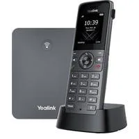 W73P, VoIP-Telefon schwarz, Basisstation mit Mobilteil