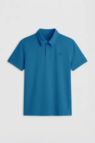 Herren Baumwoll-Elastan Polo-Shirt