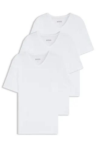 BOSS Menswear Black - TShirtVN 3P Classic White - Gr. - S