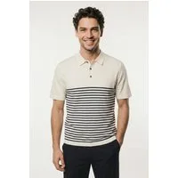 Jack & Jones Kurzarmpullover JJEEMIL KNIT RELAXED POLO SS SN mit Polo Kragen
