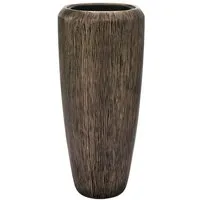 Flingora Bodenvase Esmee, mit Einsatz - Fiberglas - Indoor - Bronze - Höhe 75 cm