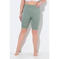 Ulla Popken Feinstrumpfhose Strumpf-Radler Rippjersey breiter Bund