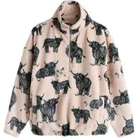 Next Fleecejacke Fleece mit halben Reißverschluss (1-St)