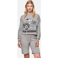 Princess goes Hollywood Sweatshirt (1-tlg) mit Snoopy-Print und Strasssteinen
