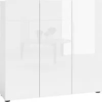 Home affaire Schuhschrank MISTER- Schuhregal, Made in Italy, 12 Fächer, 10 Einlegeböden Breite 120 cm, höhe 114 cm, komplett Hochglanz lackiert