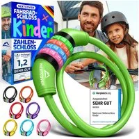 Nextcover Zahlenkabelschloss NEXTCOVER® Fahrradschloss Kinder mit 4-stelligem Zahlencode