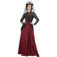 Wilbers Kostüm Gothic Lady Kleid
