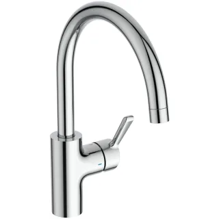 Ideal Standard Küchenarmatur Ceralife Ausladung 220mm hoher Auslauf Chrom, BE238AA BE238AA