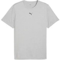 PUMA Trainingsshirt M TAD ESSENTIALS HEATHER CAT TEE (CF SMALL CAT) Basic-T-Shirt, Kurzarm, für Sportmode