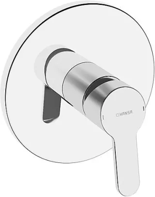 Hansa Funktionseinheit mit Dekorset Brausearmatur Hansaprimo 8991 verchromt, 89919003 89919003