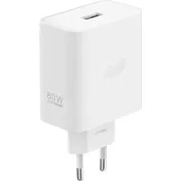 Realme Realme 80W SuperVOOC Ladegerät Netzteil Adapter - Schnellladung Smartphone-Ladegerät (1-tlg., Für alle USB-C Geräte geeignet, für den Heim- und Reisegebrauch, Kompakt & Sicher, Weiß)