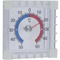 Testrut Gartenthermometer Fensterthermometer Thermometer Fenster Außenthermometer, 1-tlg.