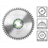 FESTOOL Kreissägeblatt Spezial Kreissägeblatt HW 160 x 20 x 2,2 mm TF52 160 mm 52 Zähne