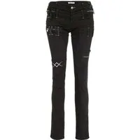 Cipo & Baxx Slim-fit-Jeans Jeans mit doppeltem Bund, WD228