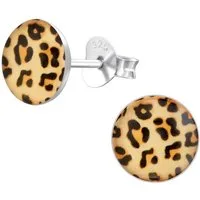 Monkimau Ohrring-Set Leopard Ohrringe aus 925 Silber, Hypoallergen