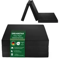 Klappmatratze Faltmatratze 60x190 cm, klappbare Gästematratze, Dreamstar, 8 cm hoch, perfekt zum Campen oder als Hocker, geeignet für Hausstauballergiker