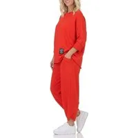 simaranda Jogginganzug Damen Jogginganzug 6171 36-42 Rot
