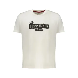 Pepe Jeans Weißes Baumwoll Herren T-Shirt