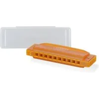 Classic Cantabile Mundharmonika FunKids Blues Harmonica ideal für Kinder, C-Dur C, diatonisch, inkl. Kunststoff-Etui, 20 Stimmzungen aus Phosphorbronze