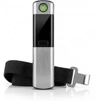 BEARWARE Kofferwaage digital mit Wiegeband & Haken, bis zu 50 kg, für Reisen, Gepäckwaage, Tragkraft 50 kg, (1-tlg), Hängewaage, Reisewaage, 10g genau, Wasserwaage, Tara, Maßband, Display