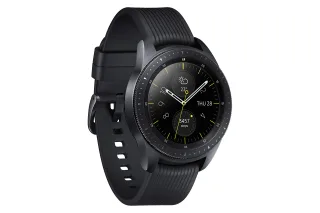 Samsung Galaxy Watch 1 [inkl. Silikonarmband schwarz] 42mm Edelstahlgehäuse schwarz