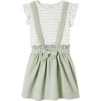 vertbaudet Kleid & Hose Mädchen-Set: T-Shirt + Rock