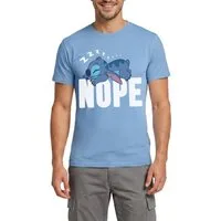 Spreadshirt T-Shirt Lilo & Stitch, Schlafender Stitch Nope Männer T-Shirt (1-tlg)