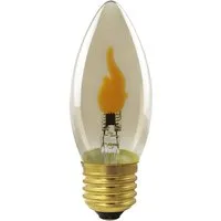 SEGULA LED-Filament LED Kerze E27 smokey grau, E27, E27, 1 St., Extra-Warmweiß