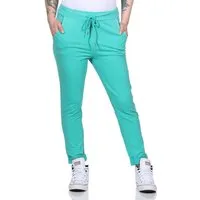 CLEO STYLE Jogginghose Damen Jogginghose 94 Türkis