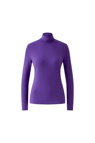 Oui - Langarmshirt amaranth purple - Gr. - 38