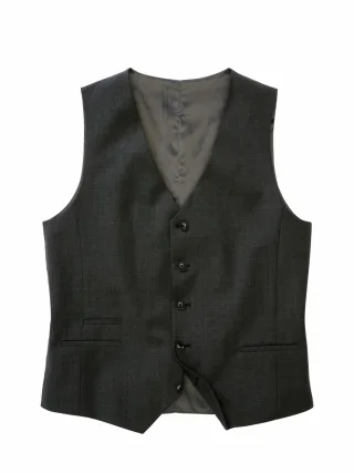 Mey & Edlich Herren Power Move-Anzugweste Grau 53 % Polyester, 43 % Schurwolle, 4 % Elasthan