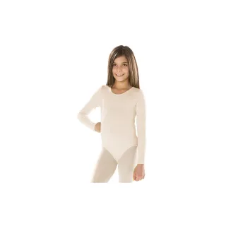Kinder-Langarmbody, natur