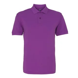 Asquith & Fox Herren-Poloshirt mit kurzen Ärmeln (Orchidee)