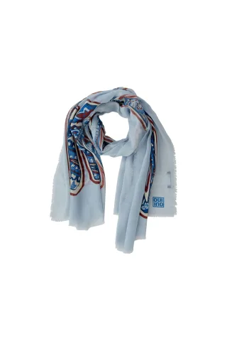 Oui - Schal lt blue blue - Gr. - ONE SIZE