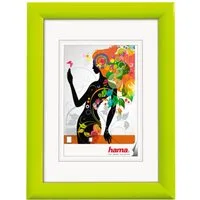 Hama Bilderrahmen Bilderrahmen Malaga Poster Foto Deko Portrait Wand, (einzeln), mit Passepartouteinleger, mit Aufhängevorrichtung