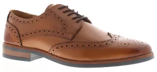 Hush Puppies Herren Smart Schuhe Mack Leder tan
