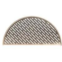 Edelstahlauflage halbrund BJ, Grillrost edelstahl, für Kamado Big Joe