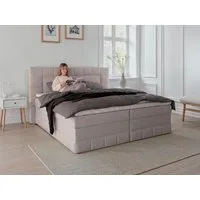 OTTO home Boxbett PHILLIPA inkl. Bettkasten, wahlweise mit LED-Leuchten, Breite: 180cm, inkl. Kaltschaum-Topper, in verschiedenen Farben erhältlich