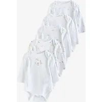 Next Langarmbody Langärmelige Baby Bodysuits, 5er-Pack (5-tlg)